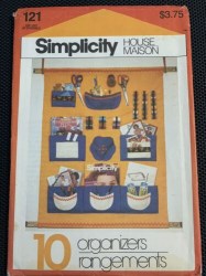 121 ORGANIZERS- SEWING, NURSERY, TRAVEL,HOME, BED, BATH PATTERN